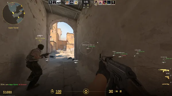 Screenshot showcasing Counter-Strike 2 interface